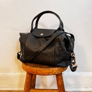 Longchamp La Pliage Small Leather Bag